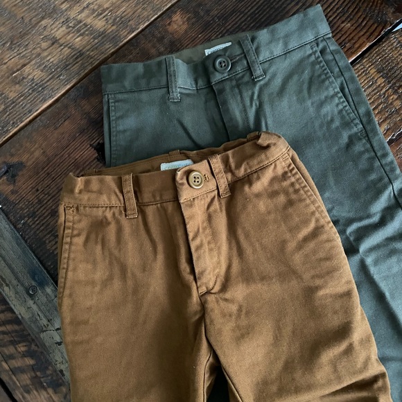 Crewcuts flannel lined khakis. Size 2. Like new. - Picture 2 of 5